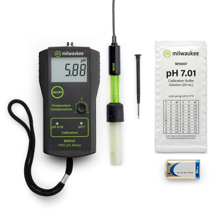 MILWAUKEE pH Mètre MW101 Avec sonde