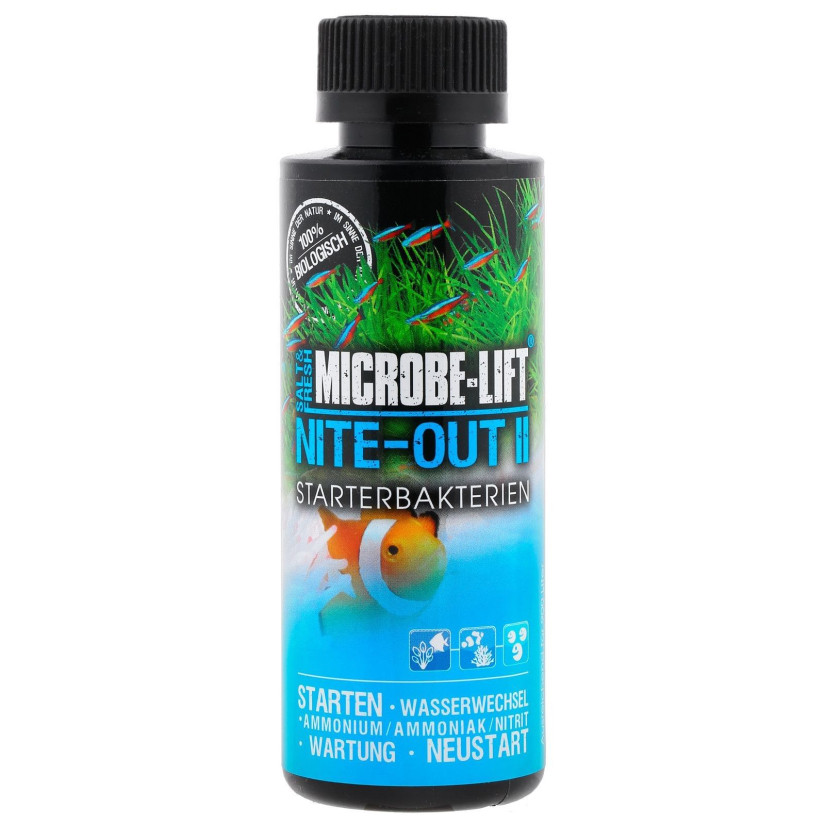 MICROBE-LIFT - Nite-Out II 118 ml - Nitrifizierende Bakterien für Aquarien