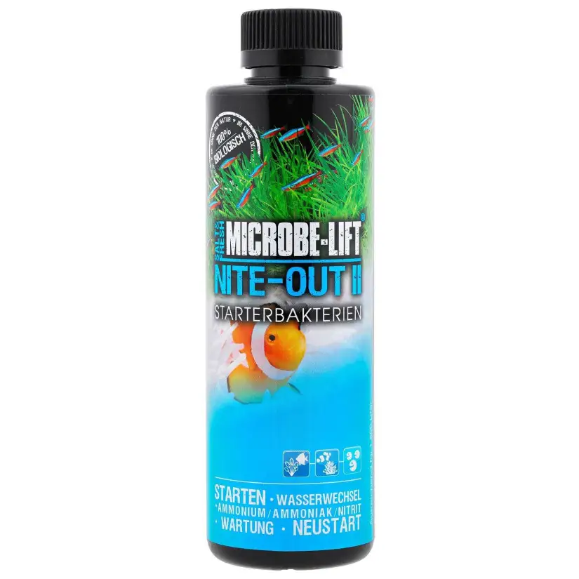 MICROBE-LIFT - Nite-Out II 236 ml - Nitrifizierende Bakterien für Aquarien