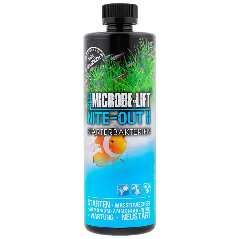 MICROBE-LIFT - Nite-Out II 473ml - Batteri nitrificanti per acquario