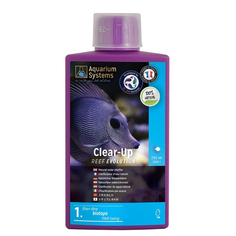 AQUARIUM SYSTEMS - Clear-Up 250ml - Chiarificante naturale per l'acqua