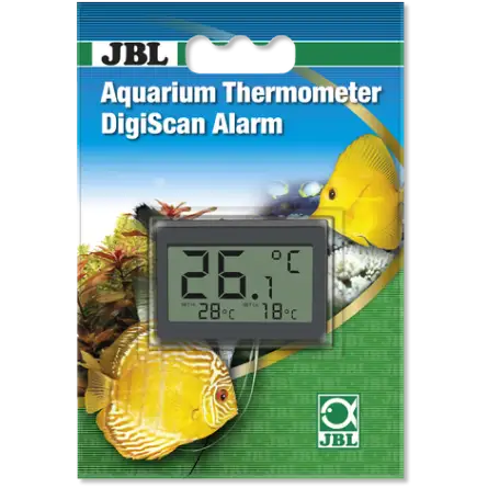 JBL - DigiScan Alarm - Digitales Thermometer zum Aufkleben auf die Aquarienscheibe