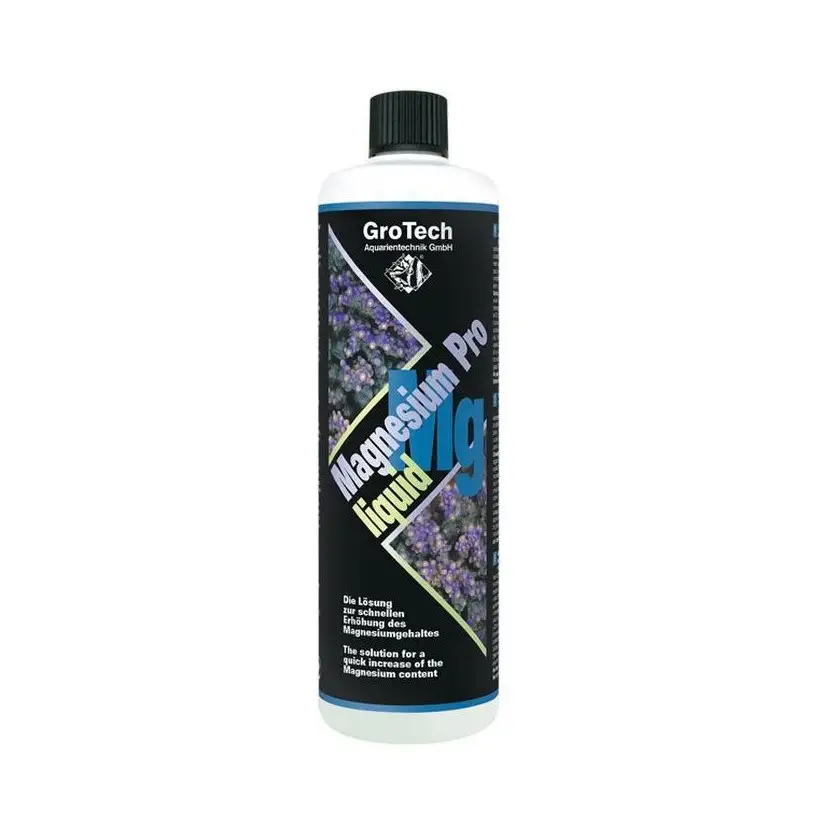 GROTECH - Magnesium Pro Liquid - 1000ml - Magnésium pour aquarium d'eau de mer