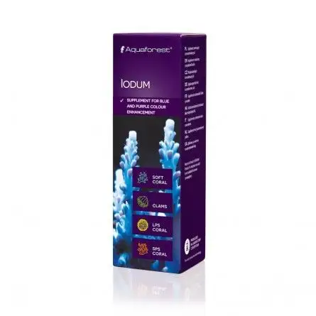 AQUAFOREST - Iodio - 10ml - Integratore di iodio - Per coralli e invertebrati