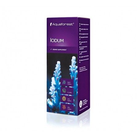 AQUAFOREST - Iodo - 50ml - Suplemento de iodo - Para corais e invertebrados