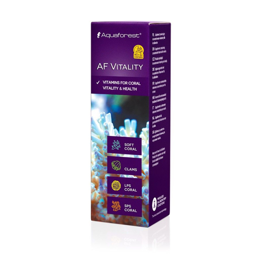 AQUAFOREST - AF Vitality - Coral V - 10ml - Vitaminas para corales