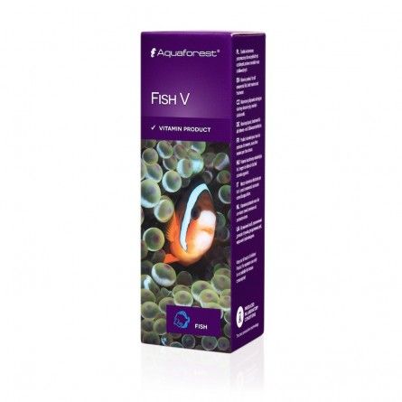 AQUAFOREST - Fish V - 10ml - Integratore vitaminico - Per pesci