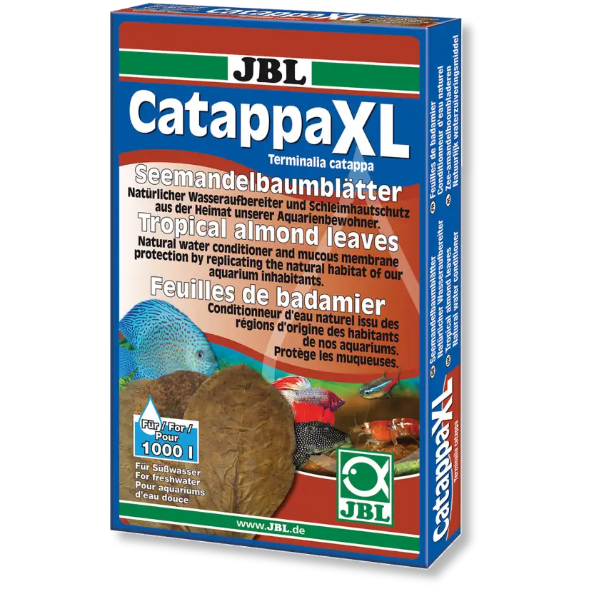 JBL - Catappa XL - 10 Badamierbladeren voor zoetwateraquaria