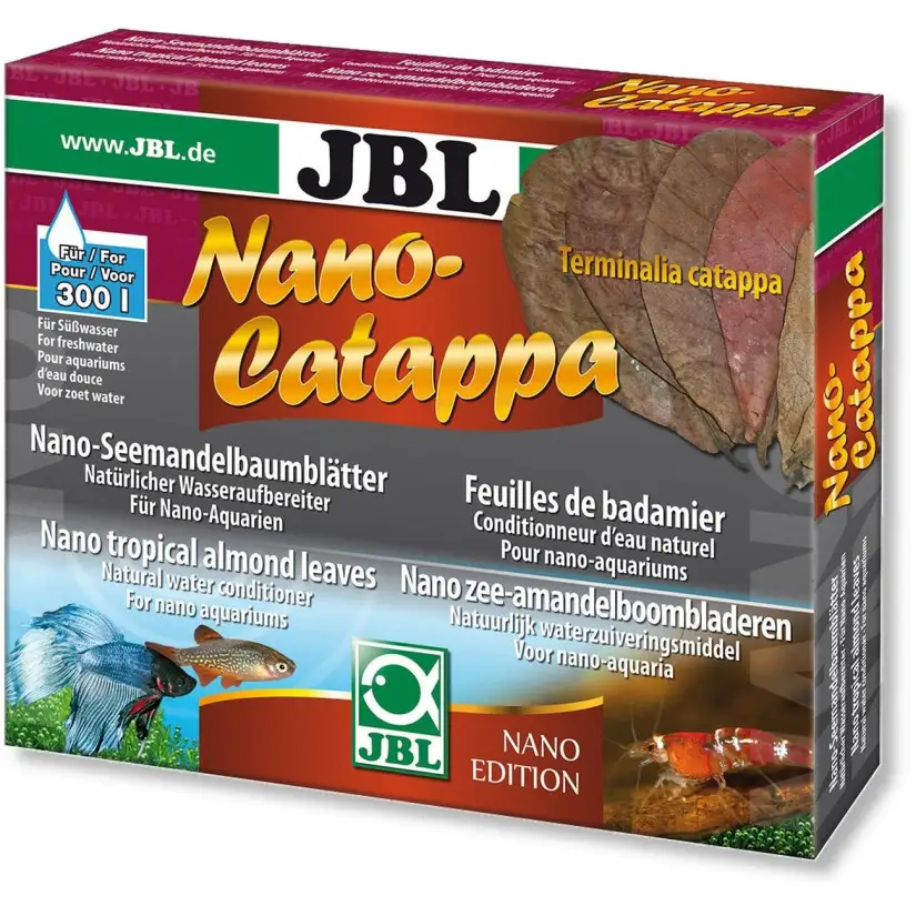 JBL - Nano-Catappa - 10 Badamier leaves for small freshwater aquariums