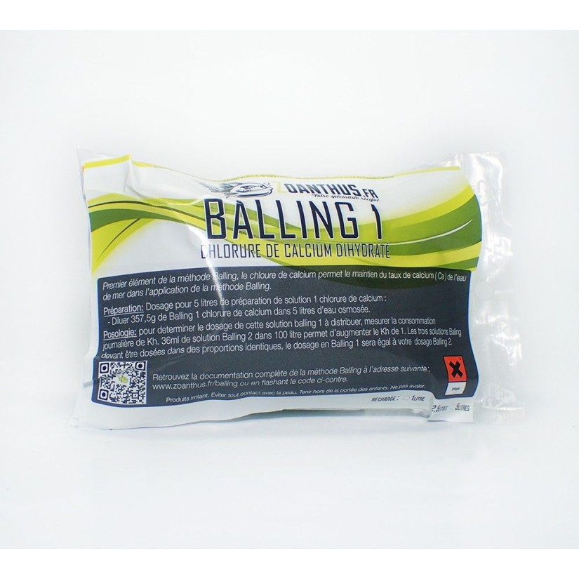 - ZOANTHUS.fr 1 Liter Balling 1 Calciumchlorid-Dihydrat-Nachfüllung