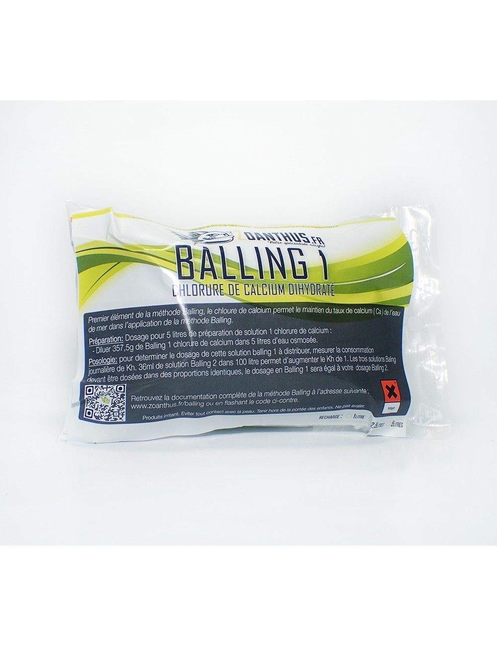 - ZOANTHUS.fr 1liter Balling 1 Navulling calciumchloridedihydraat