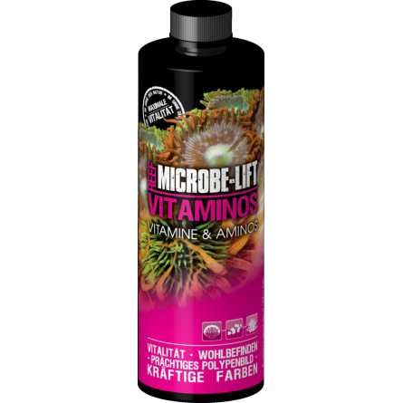 MICROBE-LIFT - Reef Vitaminos - 118ml - Vitaminas e aminoácidos para corais