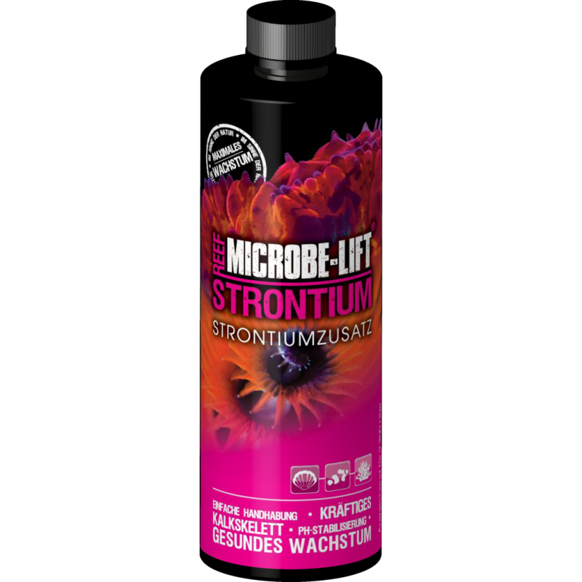 MICROBE-LIFT - Strontium - 236ml - Complément strontium pour aquarium