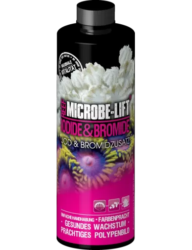 MICROBE-LIFT - Iodio & Bromo - 118ml - Iodio e Bromo per acquario marino