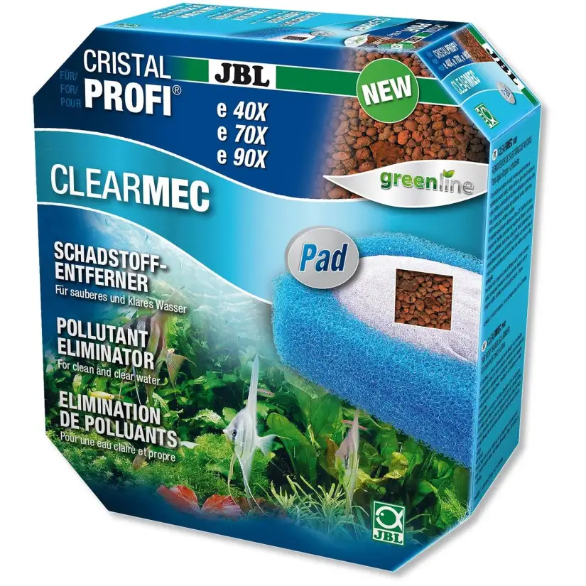 JBL - ClearMec plus CristalProfi e Pad para filtros JBL e400-1-2 / e700-1-2 e e900-1-2