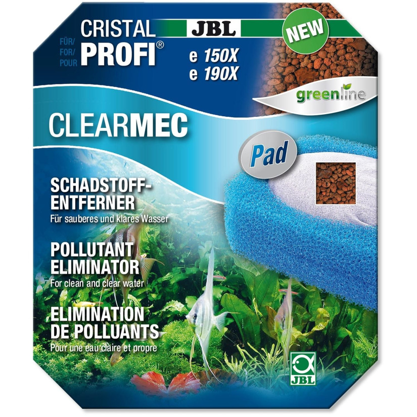 JBL - ClearMec plus CristalProfi e Pad para filtros JBL e1500-1-2 e e1900-1-2