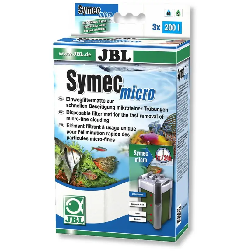 JBL - SymecMicro 25x74 cm - Microfiber for aquarium filter