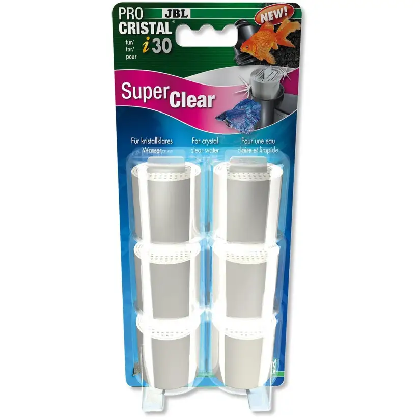 JBL - ProCristal i30 SuperClear x6 - Carbón hiperactivo para filtro JBL ProCristal i30