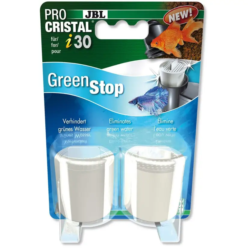 JBL - ProCristal i30 GreenStop x2 - Material especial de filtragem de água verde para filtro JBL ProCristal i30