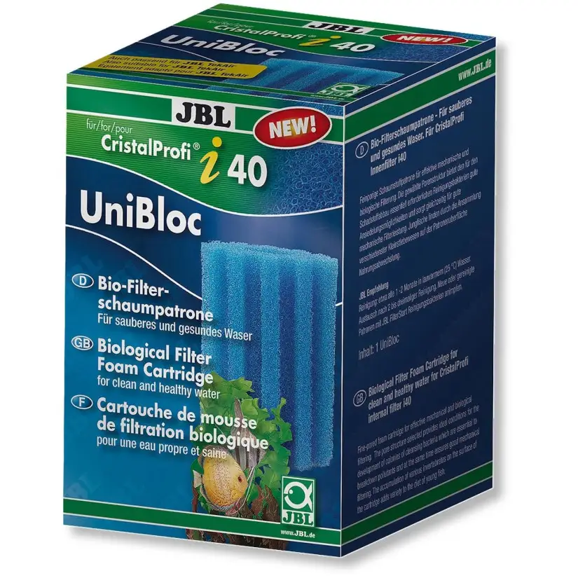 JBL - UniBloc CristalProfi for CristalProfi i40/TekAir filter - blue, coarse