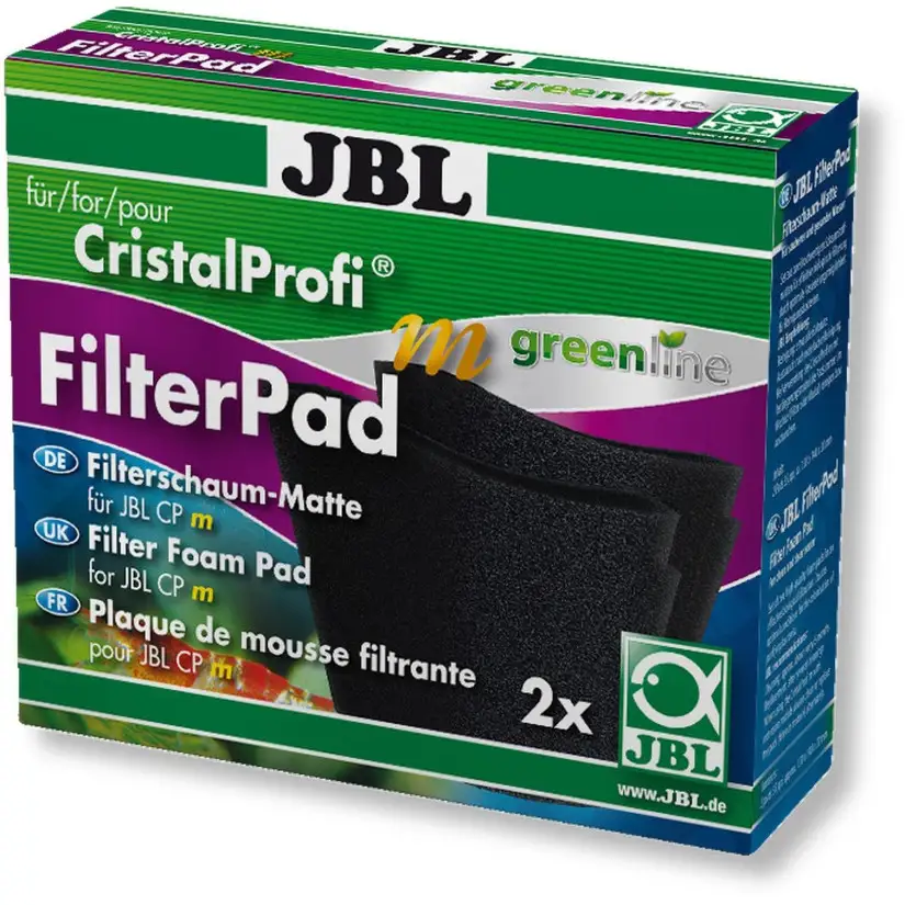 JBL - FilterPad - Tampone di ricambio per filtro CristalProfi m