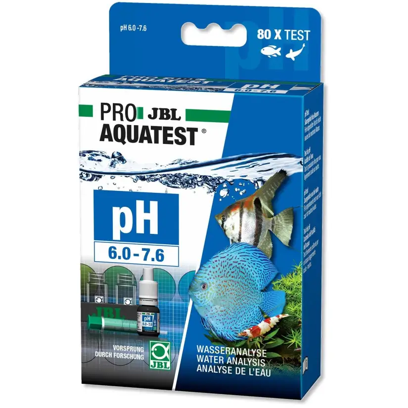 JBL - ProAquaTest pH 6.0-7.6 - Análisis de pH en acuarios de agua dulce