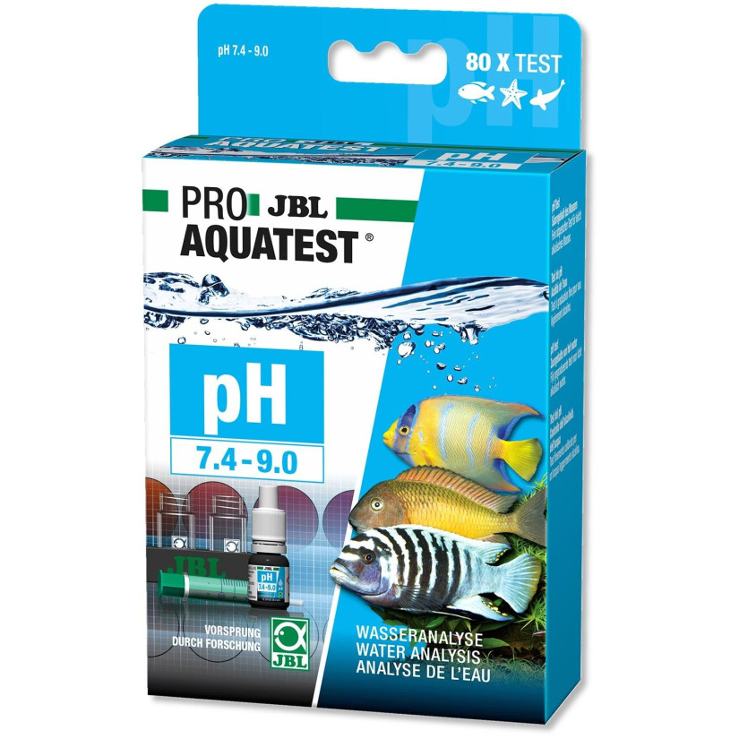 JBL - ProAquaTest pH 7,4-9,0 - pH-Analyse für Aquarien