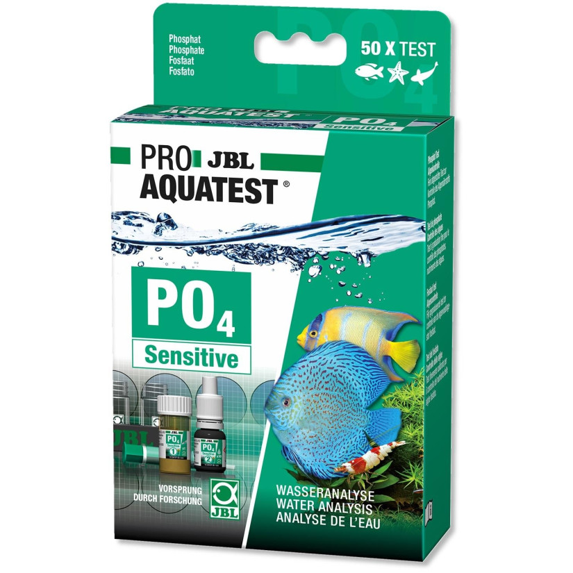 JBL - ProAquaTest PO4 Phosphate Sensitiv - Comprobación del nivel de fosfato en el agua