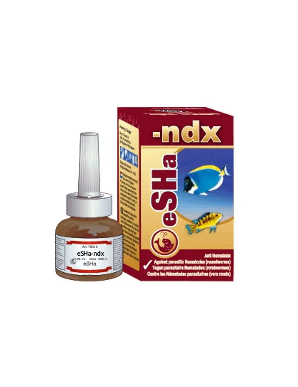 ESHA - Ndx - 20 ml - Tratamiento para las lombrices intestinales en peces