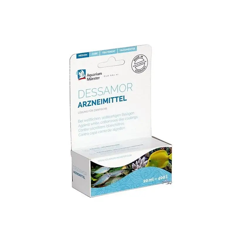 Aquarium Munster - Dessamor - 20 ml - Antimykotische Behandlung für Fische