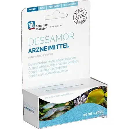 Aquarium Munster - Dessamor - 20 ml - Antimykotische Behandlung für Fische