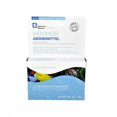 Aquarium Munster - Virumor - 7g - Tegen bacteriële infecties