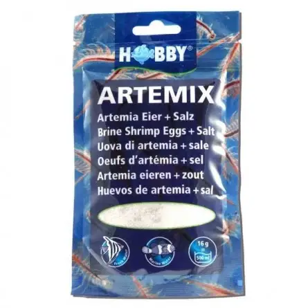 HOBBY - Artemix - 195g - Mešanica jajca + sol za vzrejo slanih kozic