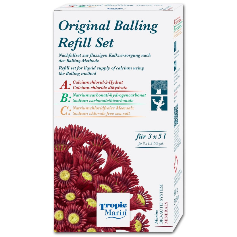 TROPIC MARIN - Original Balling Refill - 3 x 5l - Tropic Marin balling refill