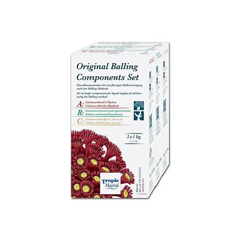 TROPIC MARIN – Original Balling-Nachfüller – 6 x 5 l – Tropic Marin Balling-Nachfüller