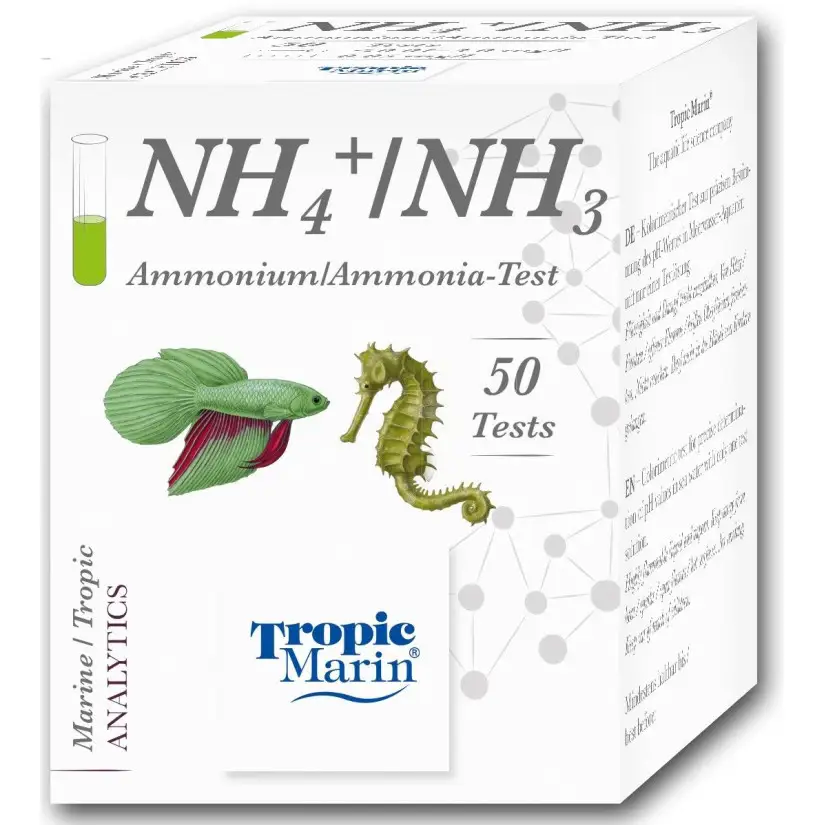 TROPIC MARIN – NH3/NH4-Test – Analyse von Ammonium und Ammoniak in Wasser