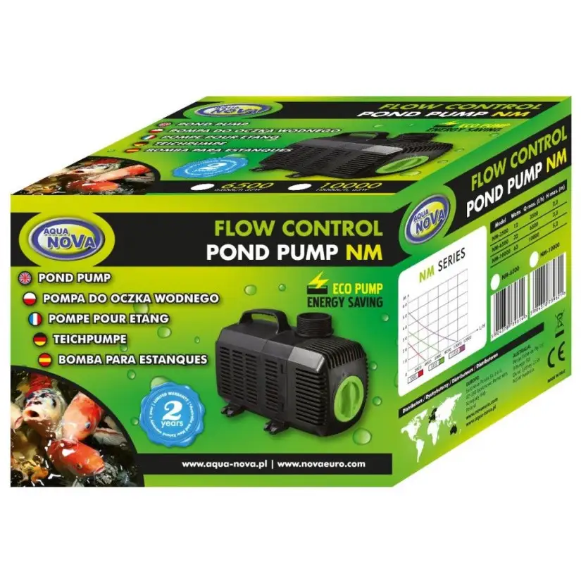 AQUA NOVA - NM-6500 - 6500 L/H - Pond pump