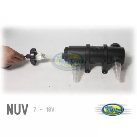 AQUA NOVA - Sterilizzatore UV 9 Watt - Filtro UV per acquario