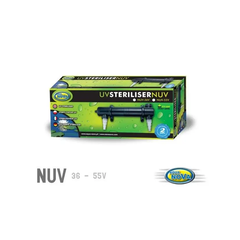 AQUA NOVA – UV-Sterilisator 55 Watt – UV-Filter für Aquarien und Teiche