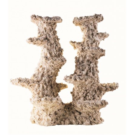 ARKA - Columna de arrecife 2 ramas - 30cm - Roca cerámica