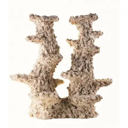 ARKA - Columna de arrecife 2 ramas - 40cm - Roca cerámica