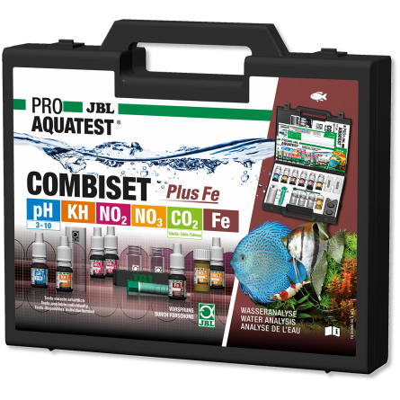 JBL - Estuche ProAquaTest CombiSet 5 Tests + Plancha