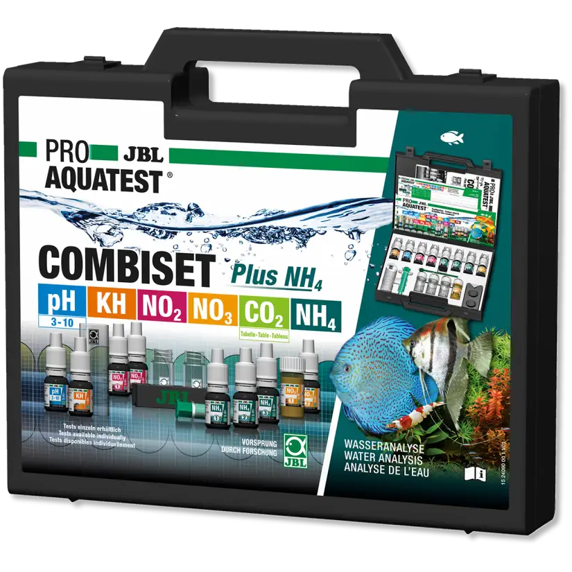 JBL - Case ProAquaTest CombiSet 5 Tests + NH4