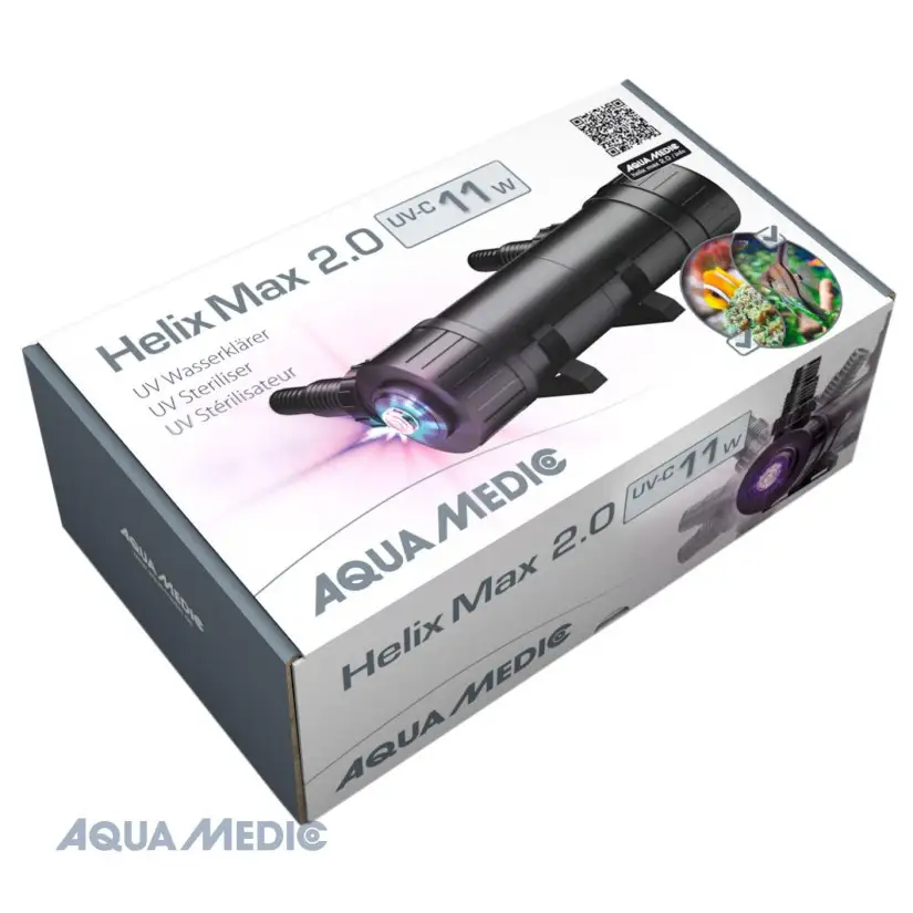 AQUA-MEDIC - Helix Max 2.0 - 11W - Esterilizador de aquário