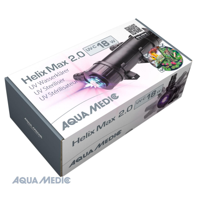 AQUA-MEDIC - Helix Max 2.0 - 18W - Sterilizzatore per acquari