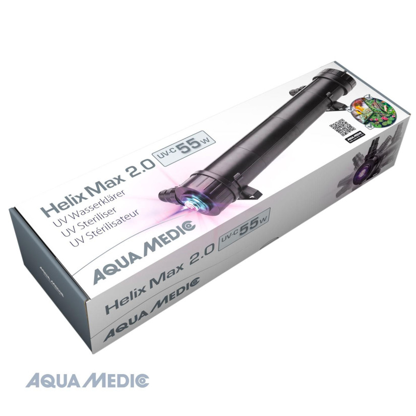 AQUA-MEDIC - Helix Max 2.0 - 55W - Sterilizzatore per acquari