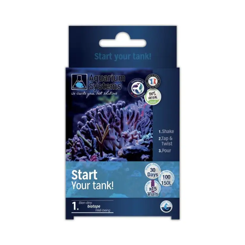 AQUARIUM SYSTEMS - Start Up Your Tank Marine - Aquarium System Starter Bacteria - 1