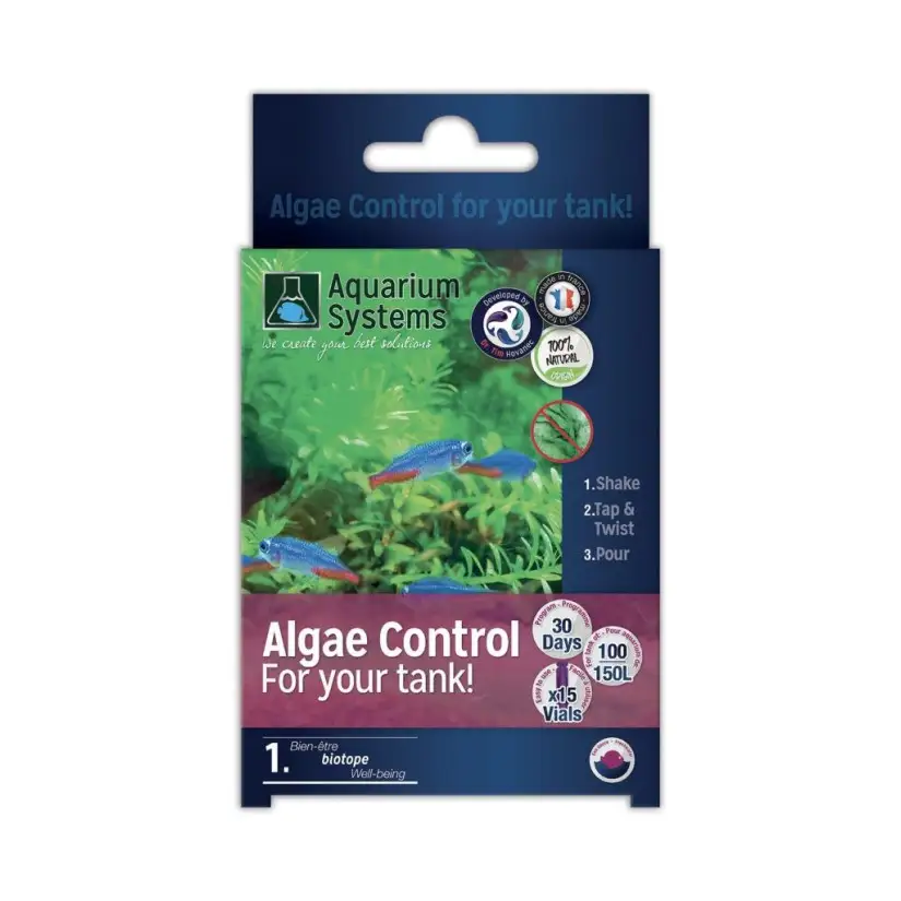 AQUARIUM SYSTEMS - Algae Control Fresh - Aquarium System Starter Bacteria - 1