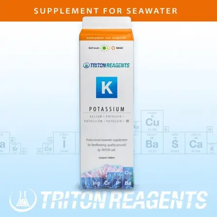 TRITON LABS - K - 1000 ml - Kaliumergänzung für Aquarien