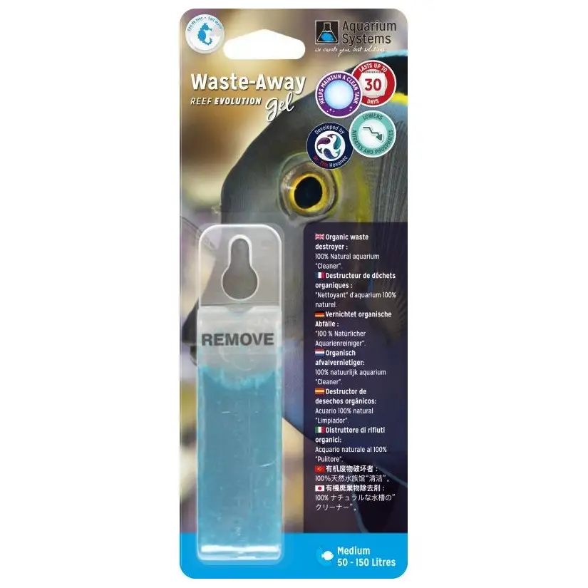 SISTEMAS DE ACUARIO - Waste-Away Gel Marine Medium - Aquarium System Gel Bacteria - 1